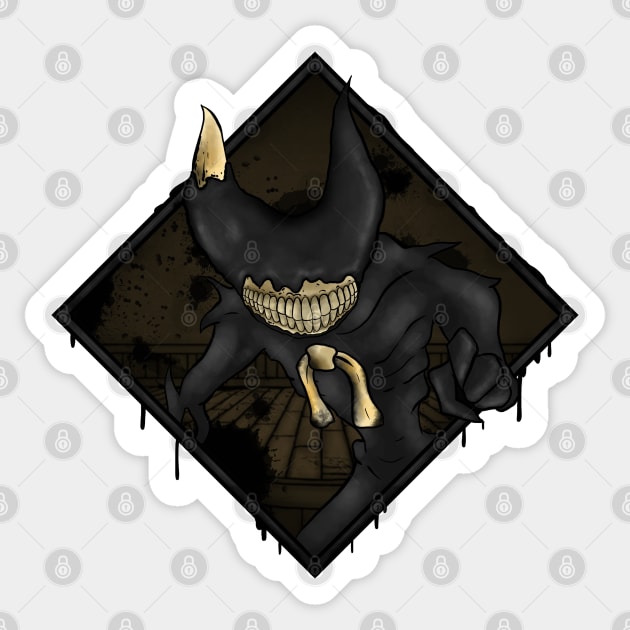 BATIM BATDR Bendy new ink demon art Sticker by Renovich